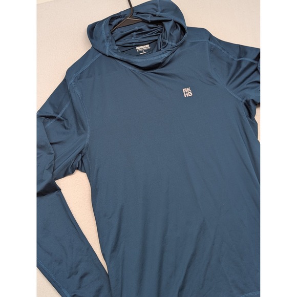 Alaskan Hardgear Other - Alaskan Hardgear Duluth Trading Co Mens Teal Blue Performance Hoodie Large L